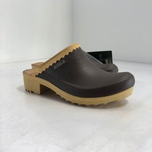 NWT Aigle "Victorine Sabot" in Brun